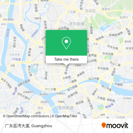 广东荔湾大厦 map