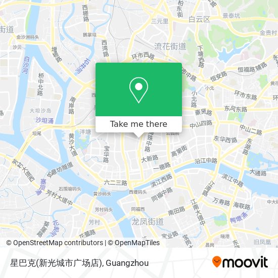 星巴克(新光城市广场店) map