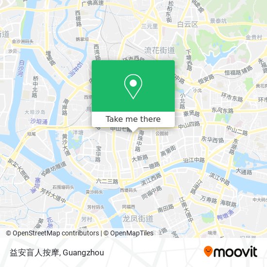 益安盲人按摩 map