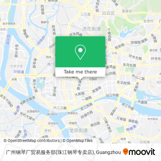 广州钢琴厂贸易服务部(珠江钢琴专卖店) map
