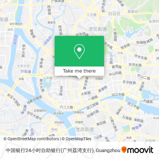 中国银行24小时自助银行(广州荔湾支行) map