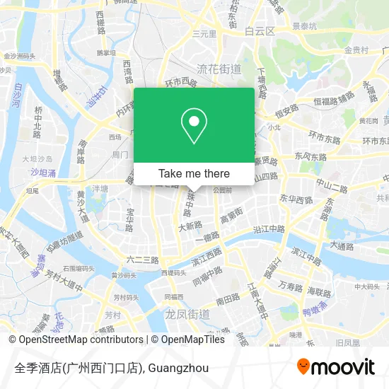 全季酒店(广州西门口店) map