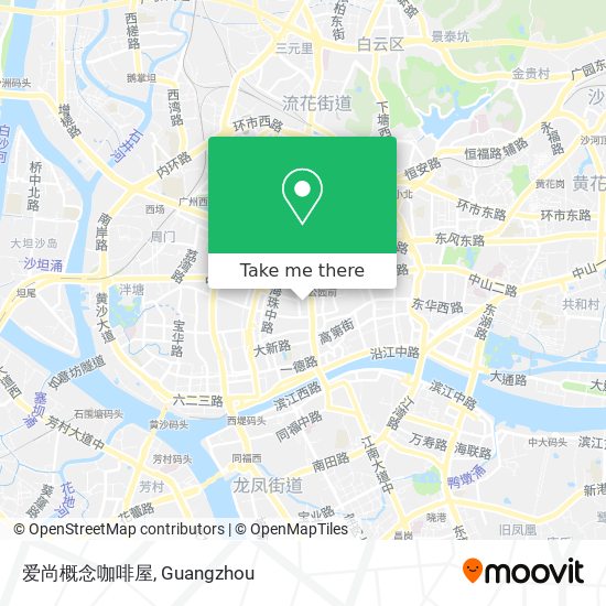 爱尚概念咖啡屋 map