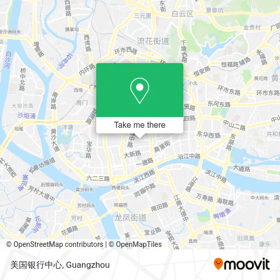 美国银行中心 map