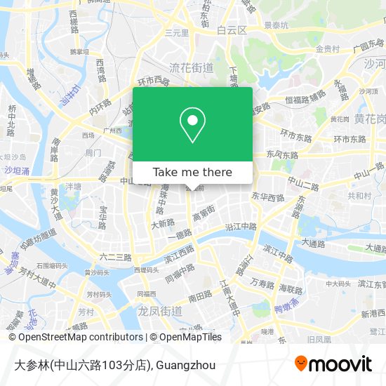 大参林(中山六路103分店) map