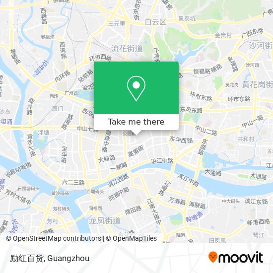励红百货 map