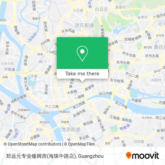 郑远元专业修脚房(海珠中路店) map