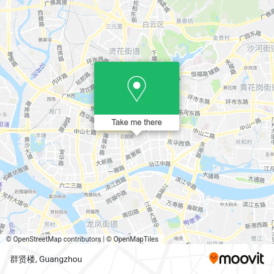 群贤楼 map