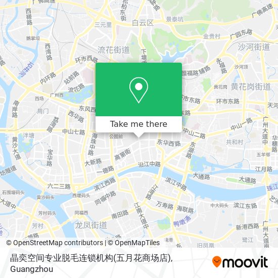 晶奕空间专业脱毛连锁机构(五月花商场店) map