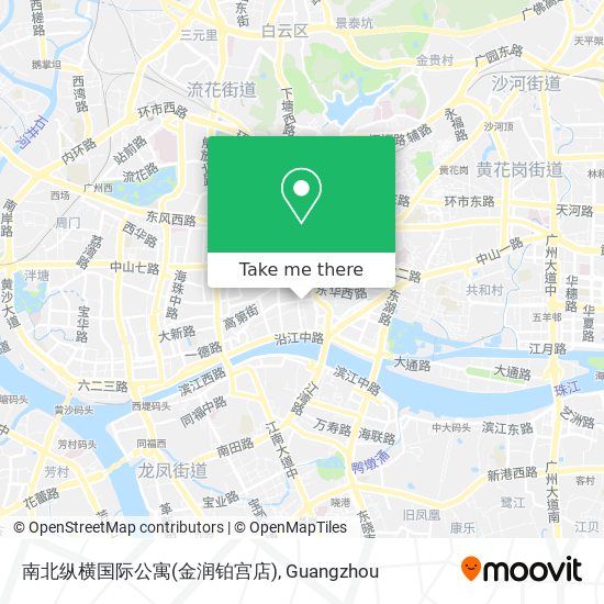 南北纵横国际公寓(金润铂宫店) map
