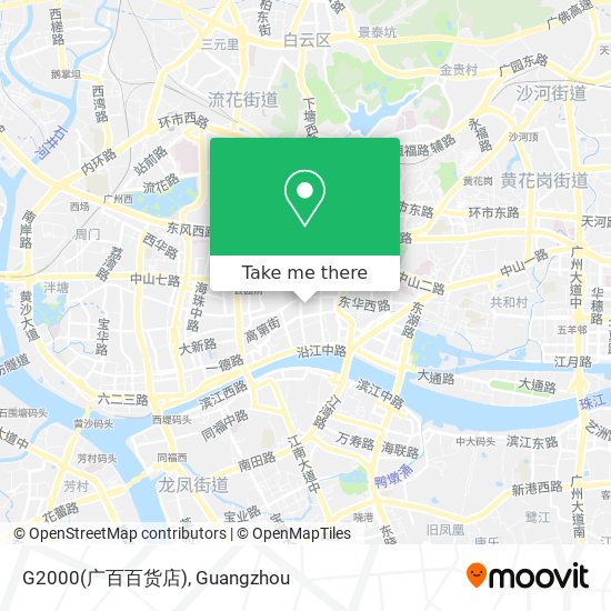 G2000(广百百货店) map