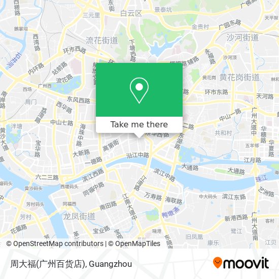 周大福(广州百货店) map