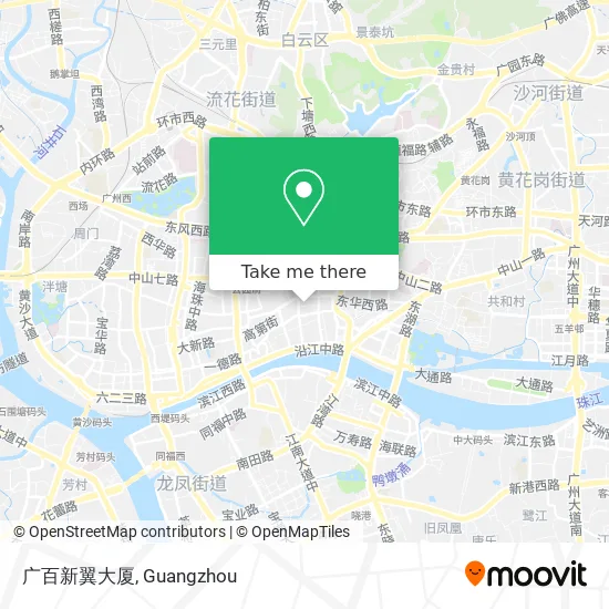 广百新翼大厦 map