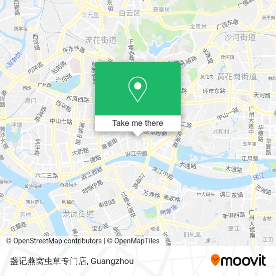 盏记燕窝虫草专门店 map