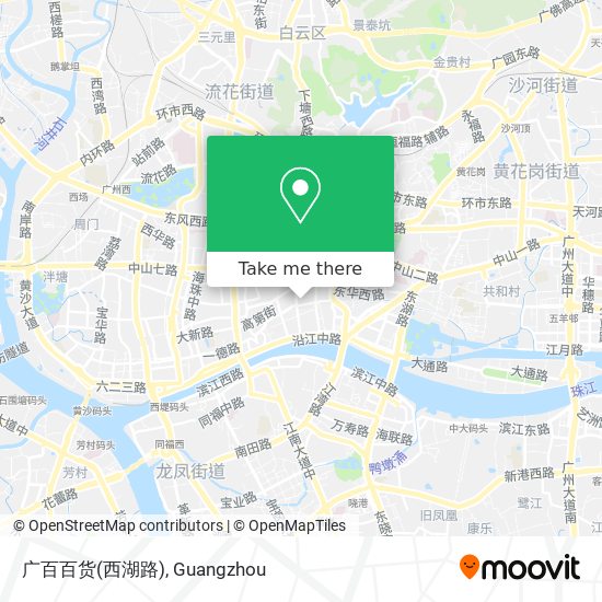 广百百货(西湖路) map