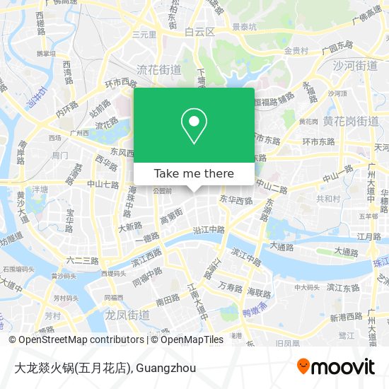 大龙燚火锅(五月花店) map