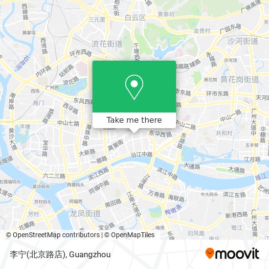 李宁(北京路店) map