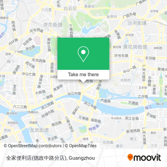 全家便利店(德政中路分店) map