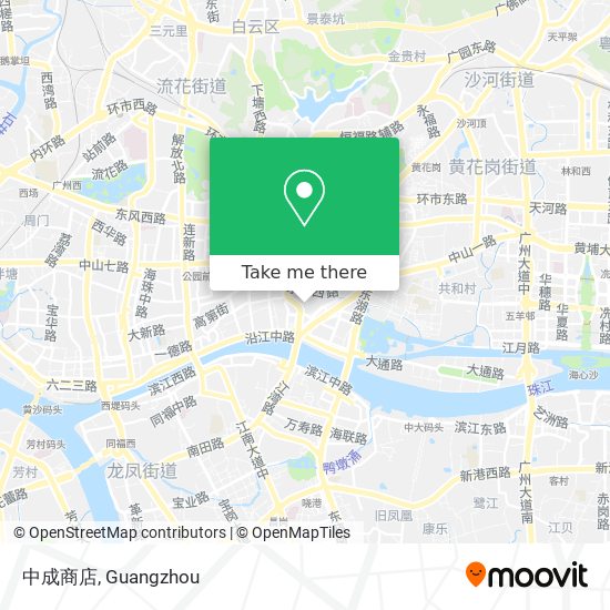 中成商店 map