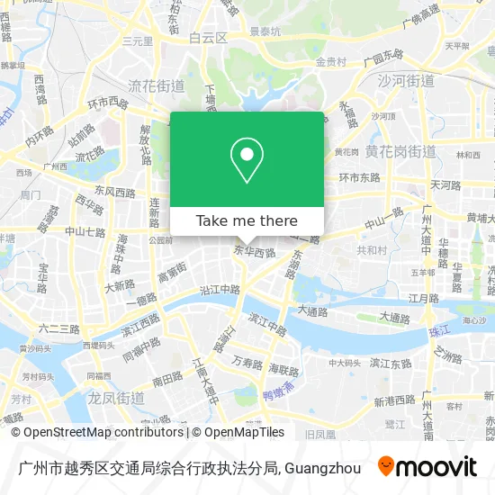 广州市越秀区交通局综合行政执法分局 map