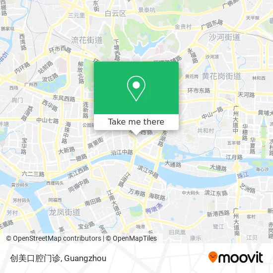 创美口腔门诊 map