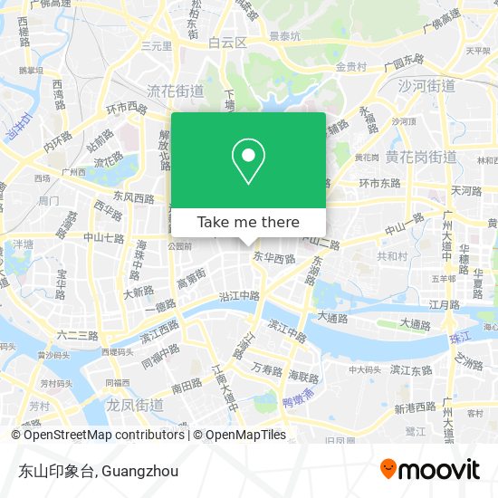 东山印象台 map