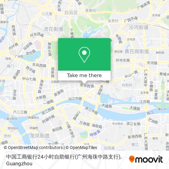 中国工商银行24小时自助银行(广州海珠中路支行) map