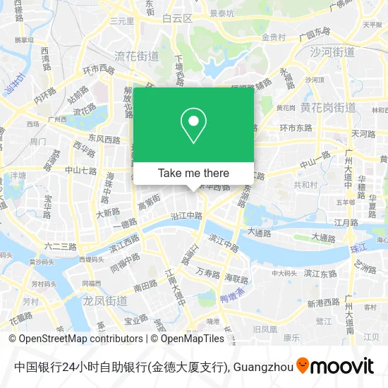 中国银行24小时自助银行(金德大厦支行) map