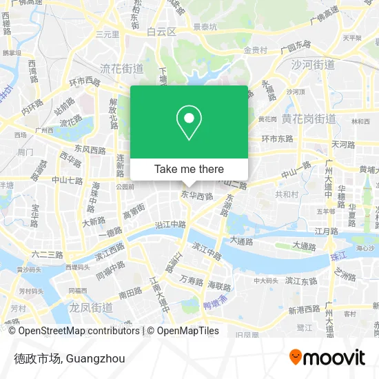 德政市场 map