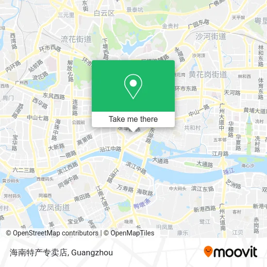 海南特产专卖店 map
