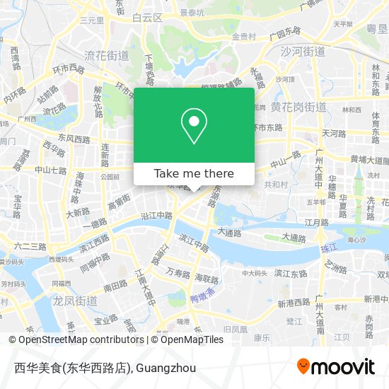 西华美食(东华西路店) map
