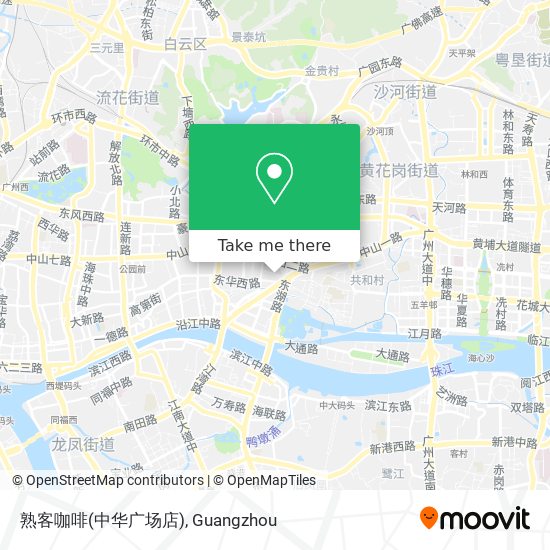 熟客咖啡(中华广场店) map