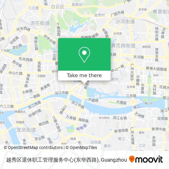 越秀区退休职工管理服务中心(东华西路) map