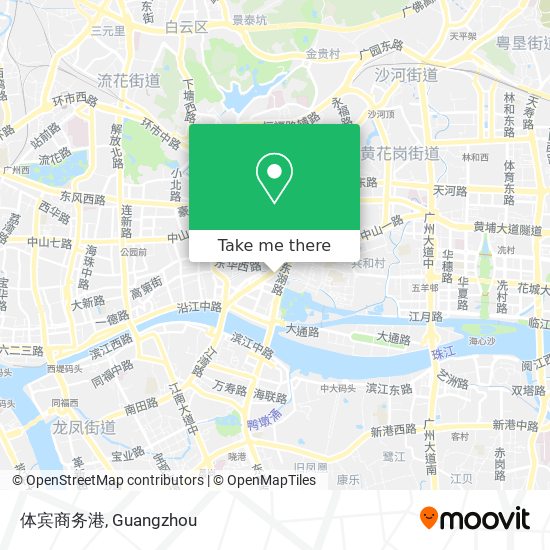 体宾商务港 map