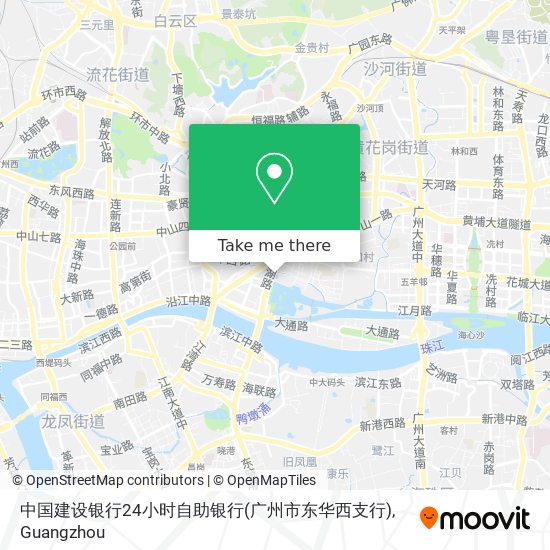 中国建设银行24小时自助银行(广州市东华西支行) map