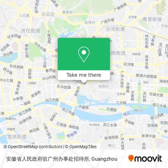 安徽省人民政府驻广州办事处招待所 map