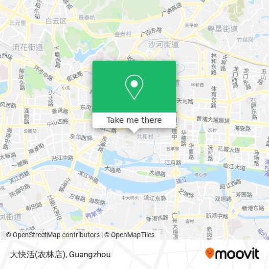 大快活(农林店) map