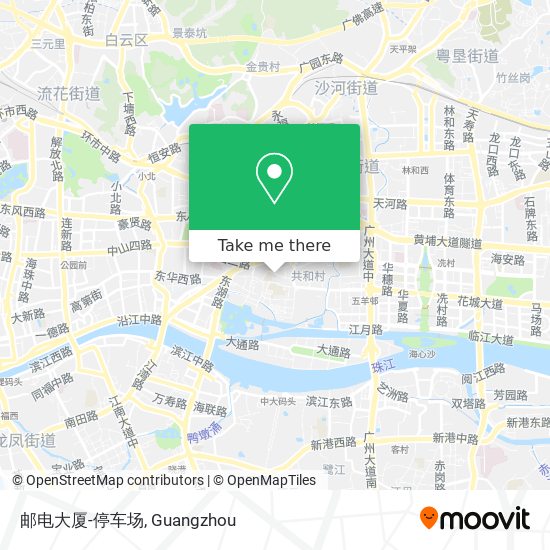 邮电大厦-停车场 map