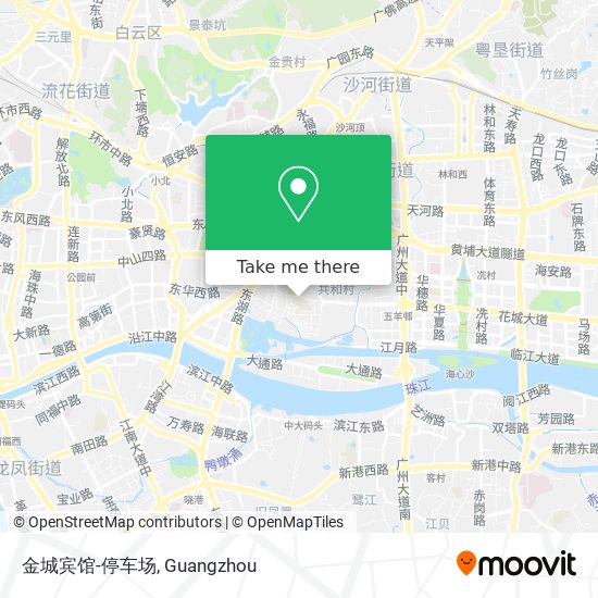 金城宾馆-停车场 map