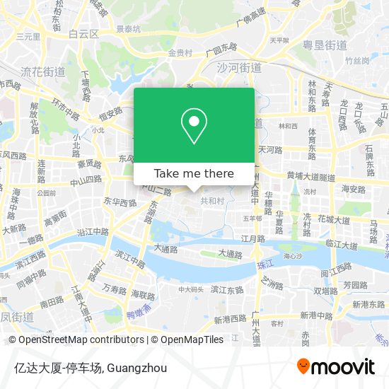 亿达大厦-停车场 map