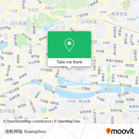 搜酷网咖 map