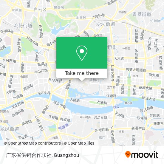 广东省供销合作联社 map