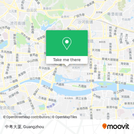 中粤大厦 map
