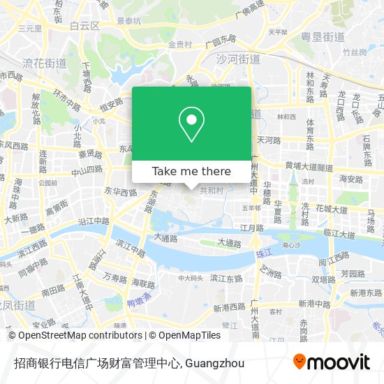招商银行电信广场财富管理中心 map