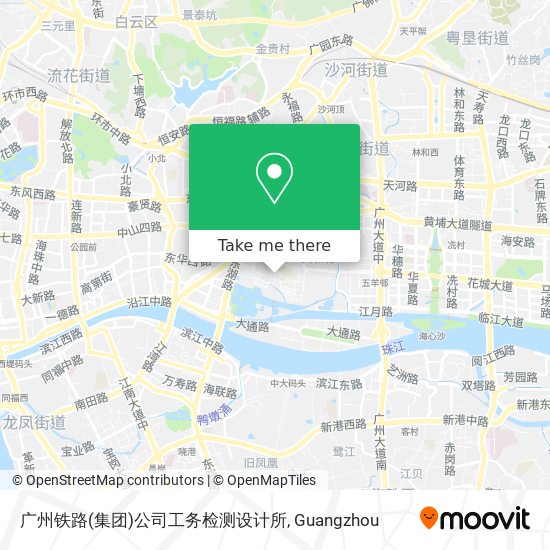 广州铁路(集团)公司工务检测设计所 map