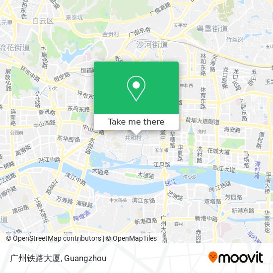 广州铁路大厦 map