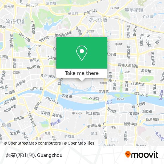 薡茶(东山店) map