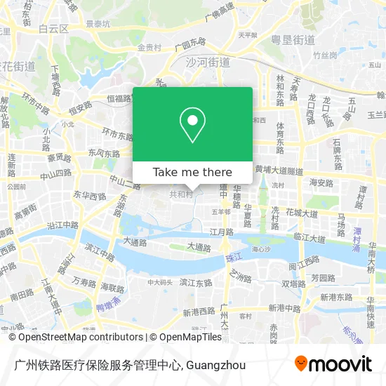 广州铁路医疗保险服务管理中心 map