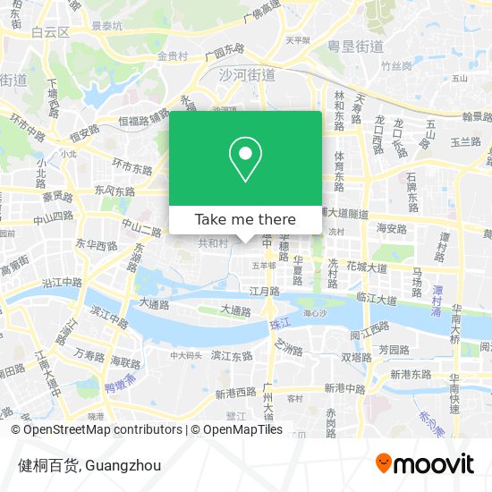 健桐百货 map