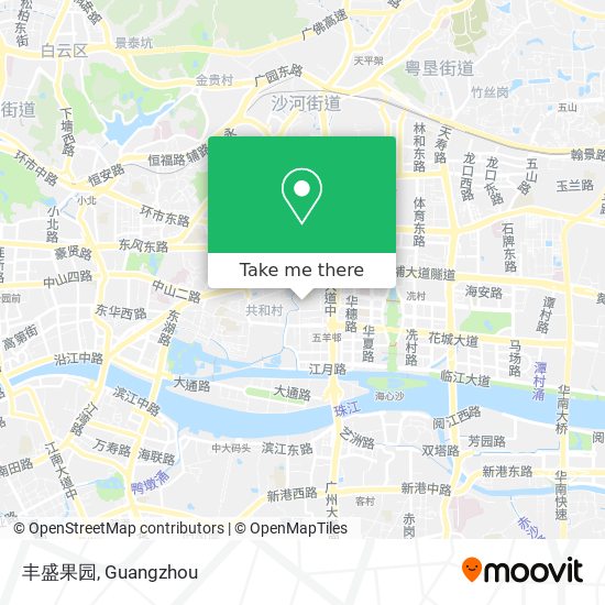丰盛果园 map